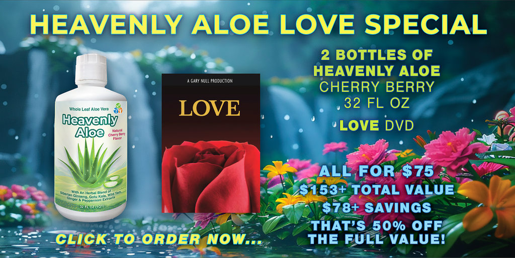 Heavenly Aloe Love Special: 2 bottles Heavenly Aloe Cherry Berry, 32 fl oz + FREE DVD!
