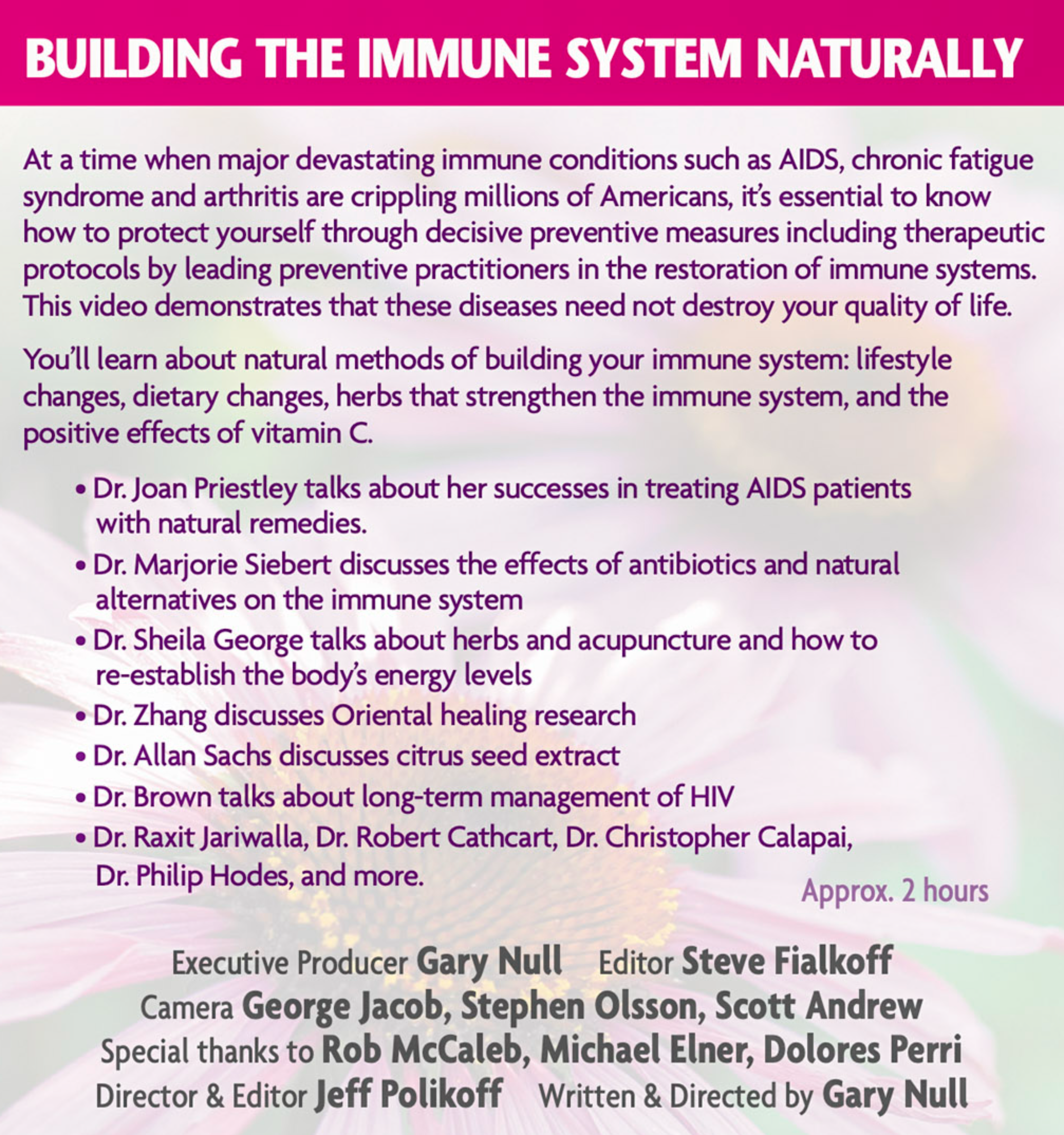 Immune Fall Special: Immune Stuff, 500 grams with FREE DVD and Cookbook