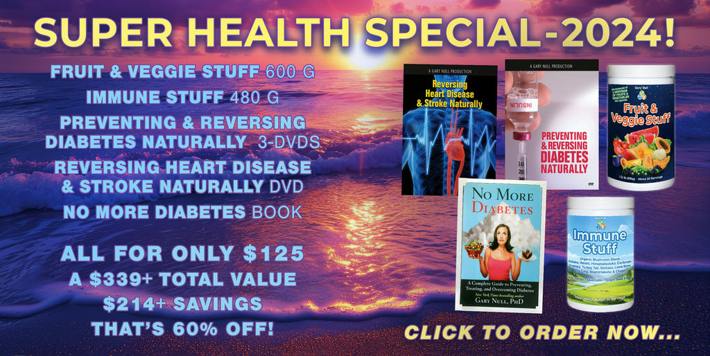 New Year Health Super Special: Immune Stuff, Fruit & Veggie Stuff, with FREE Book and 2 FREE DVDs!