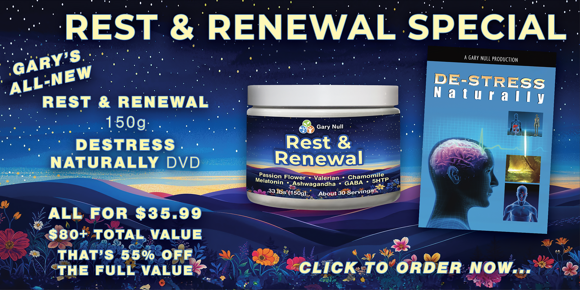 Rest and Renewal Powder Special with Free DVD!