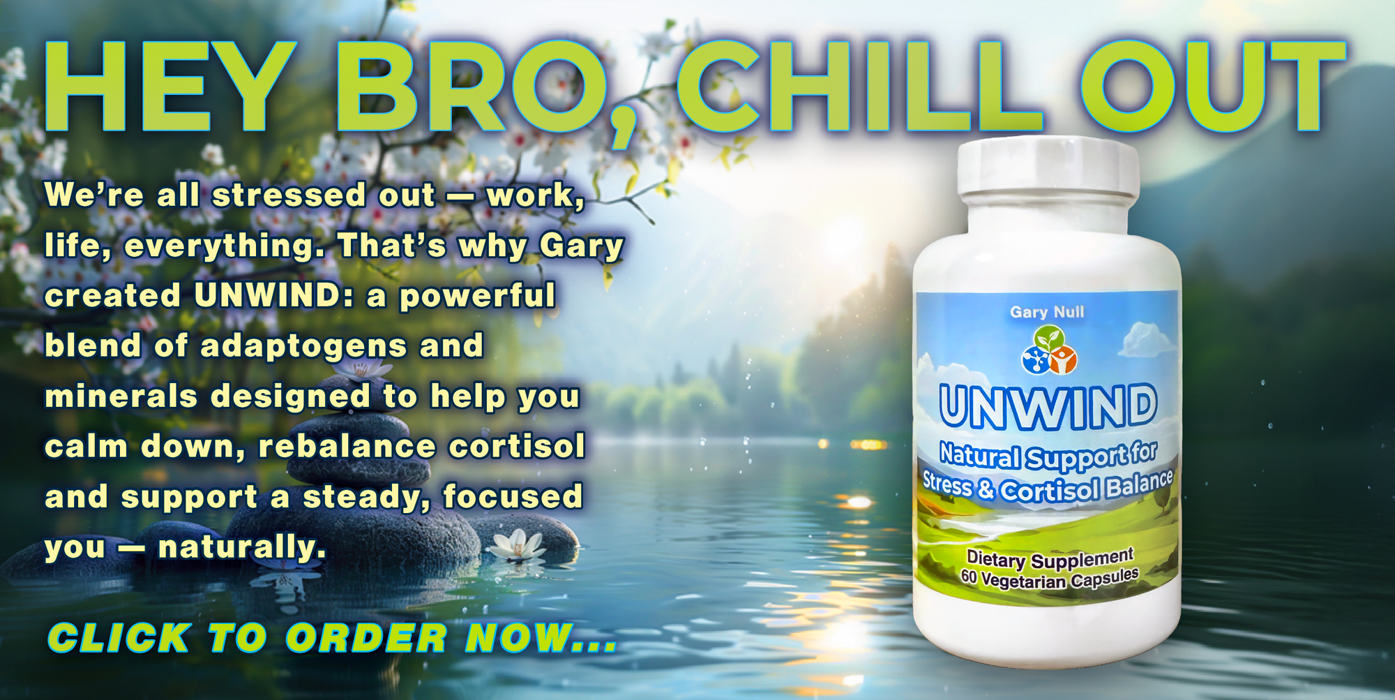 UNWIND, Natural Support for Stress & Cortisol Balance, 60 V-Caps