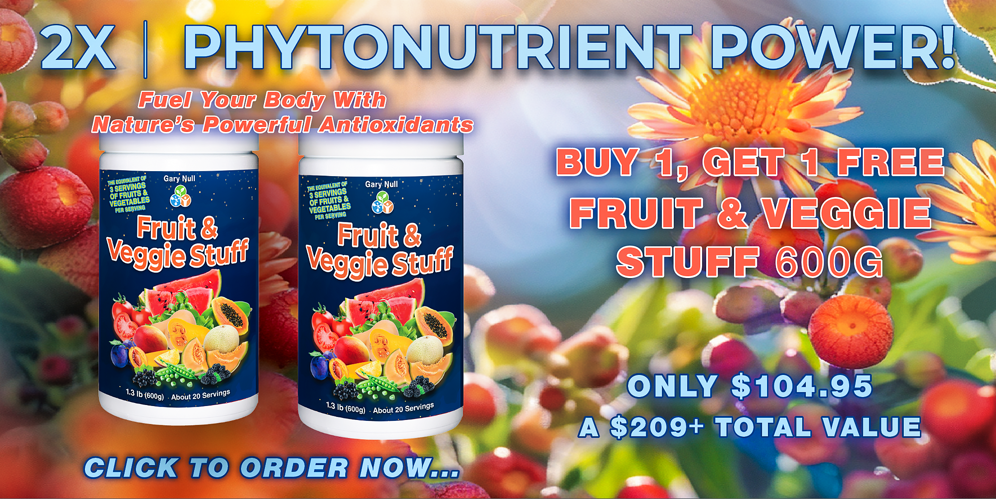 Fruit and Veggie Stuff, 600 grams