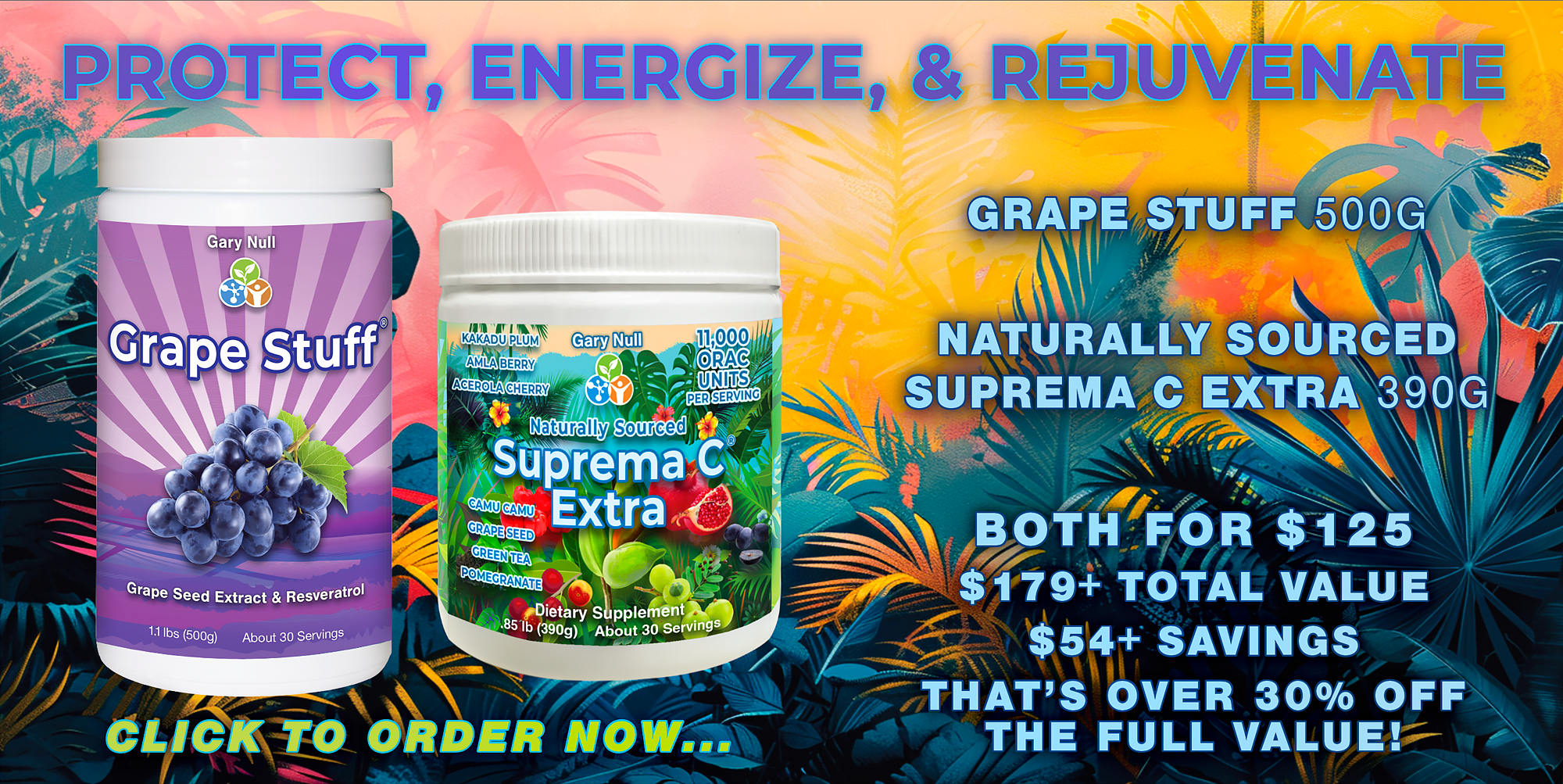 Buy Grape Stuff 500 grams with Suprema C Naturally Sourced 390 grams, and get 30% Off!