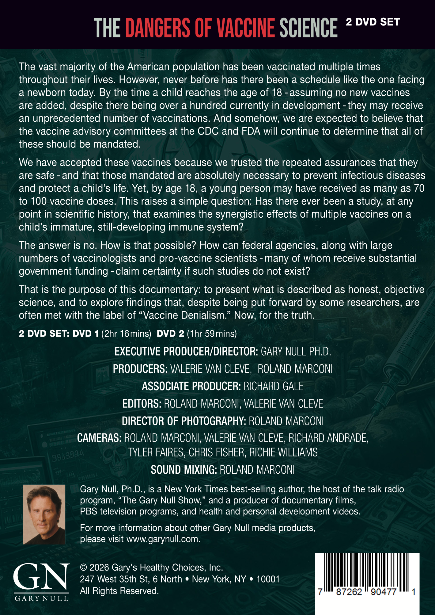 The Dangers of Vaccine Science 2-DVD Set