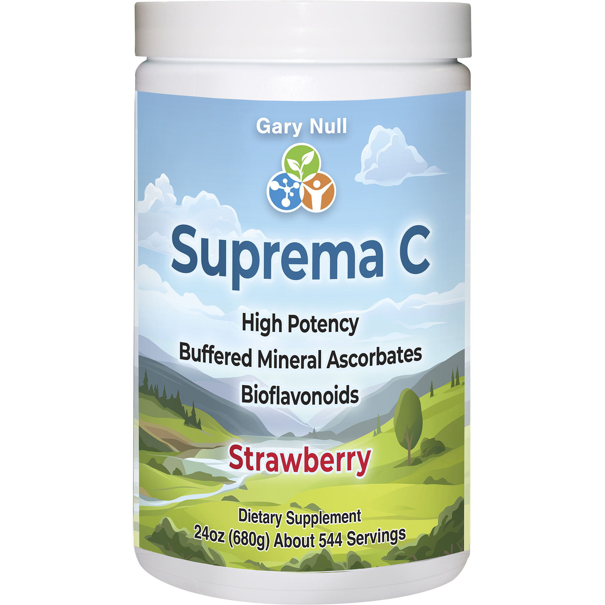 Suprema C Strawberry Powder, 24 oz