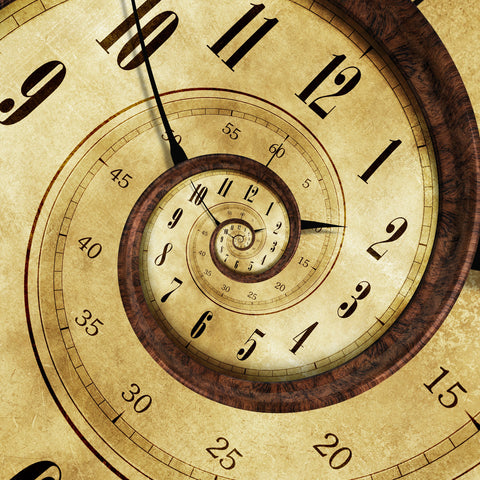  a spiral clock