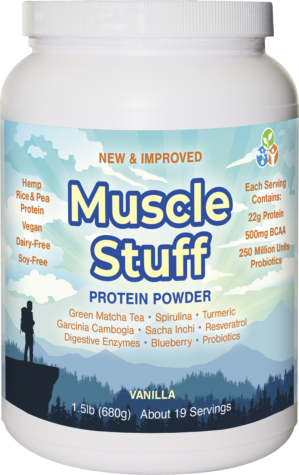 Muscle Stuff Vanilla, 680 grams